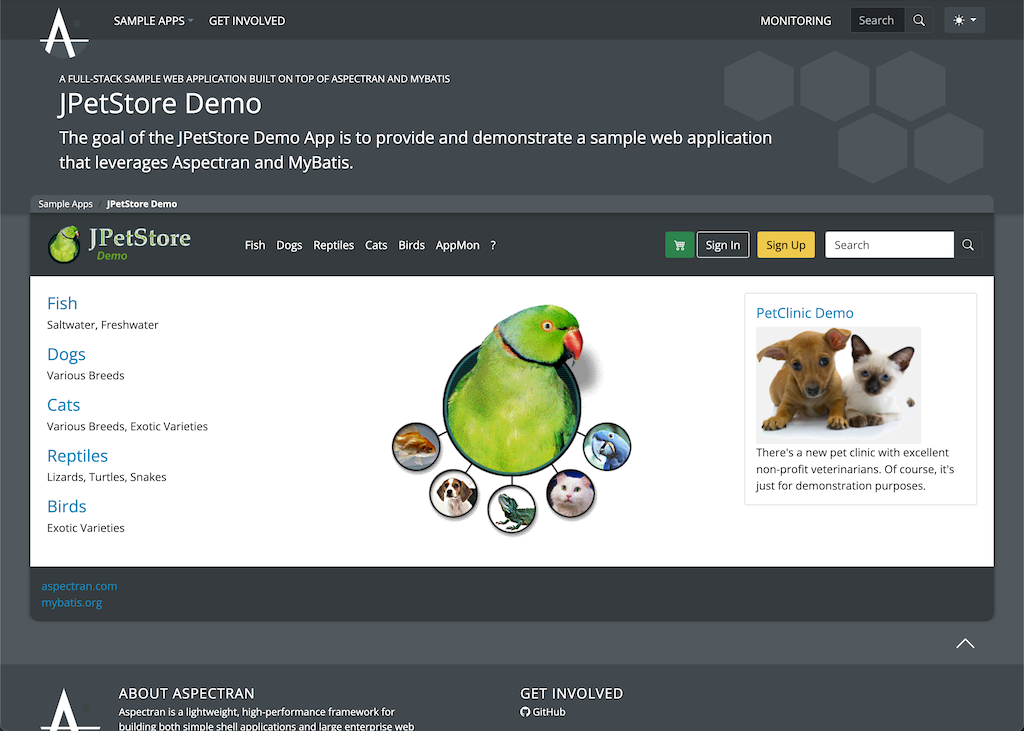 JPetStore Demo